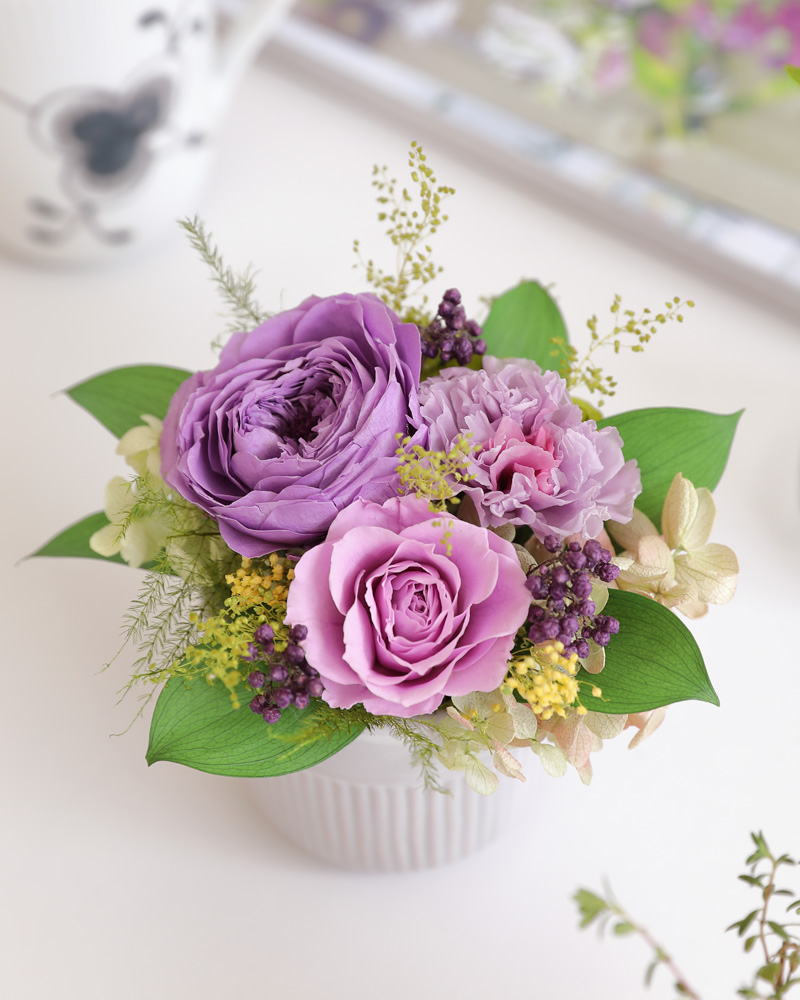 プリフラギフトボックスMサイズ - ギフト プリザーブドフラワー 敬老の