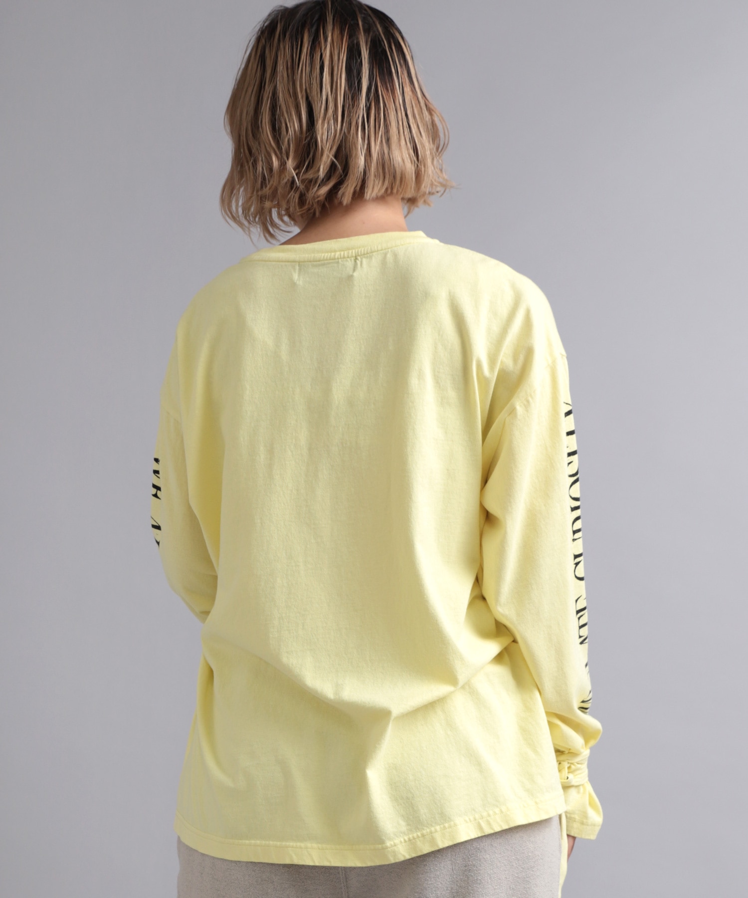 M2036 ANGERフォトリボンロンT(M ライトイエロー): トップス - RNA