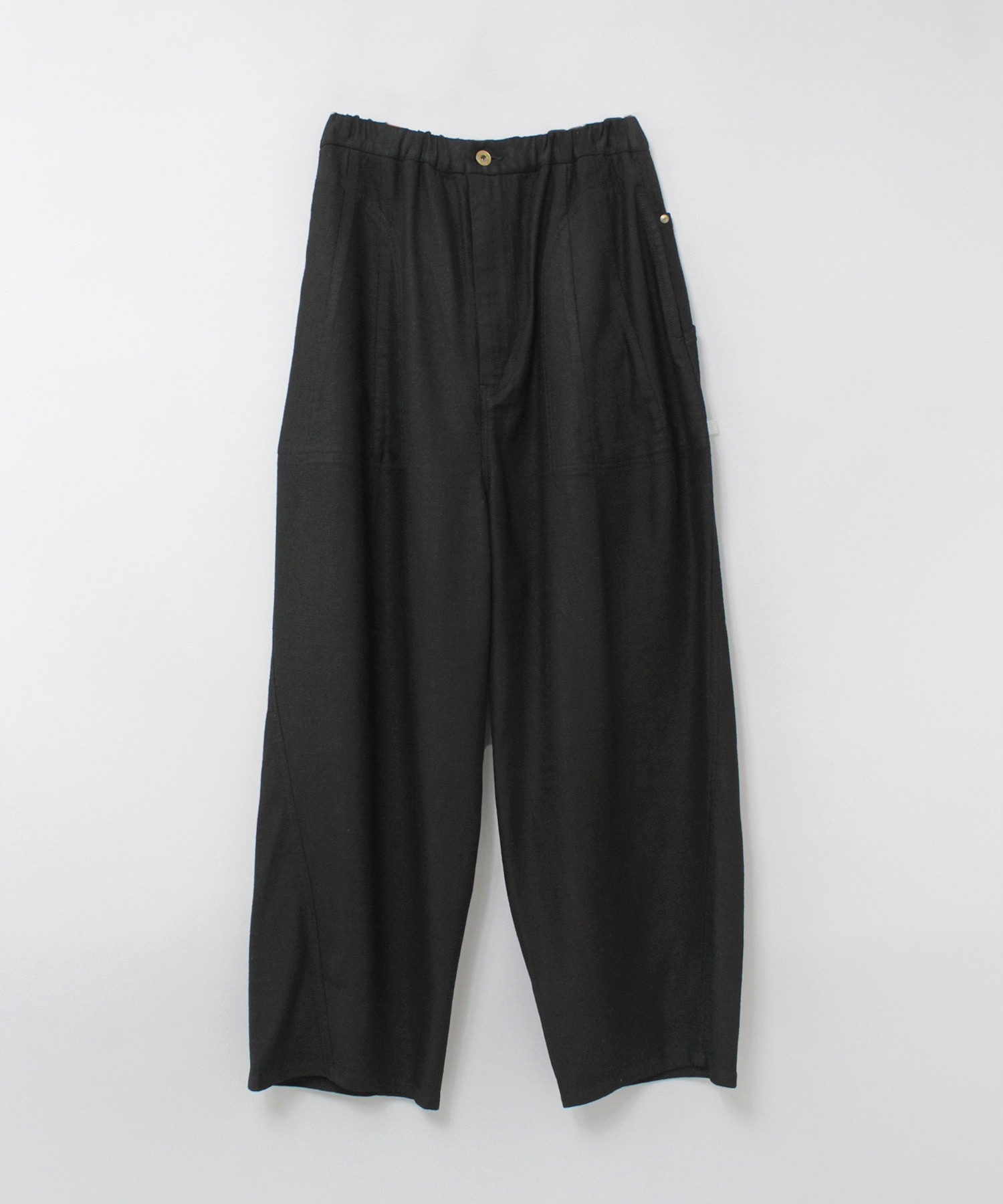 R4354 コックさんの綿麻カルゼパンツ(F ブラック): パンツ - RNA