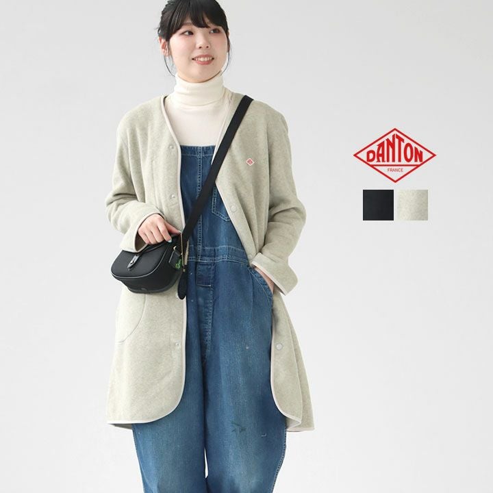 DANTON(ダントン) フリース カラーレスコート(JD-8992)の通販｜NEWS