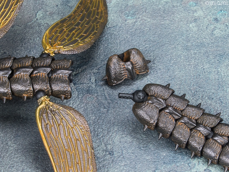 海洋堂 蛇螻蛄 鉄錆色ヴァージョン タケヤ式 自在置物 ナウシカ タケヤ