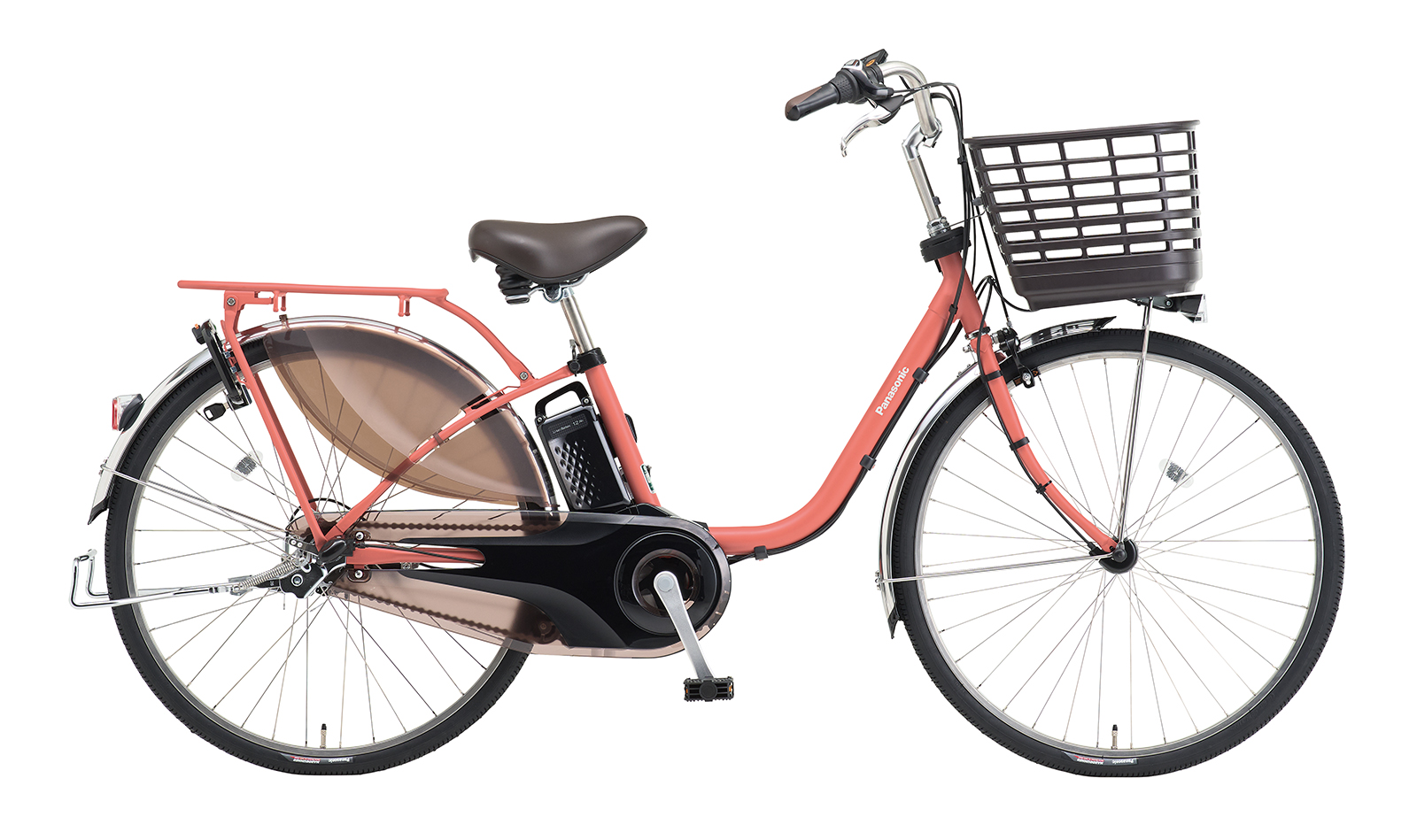 2025年4月購入Panasonic 電動アシスト自転車 シティタイプ オレンジ