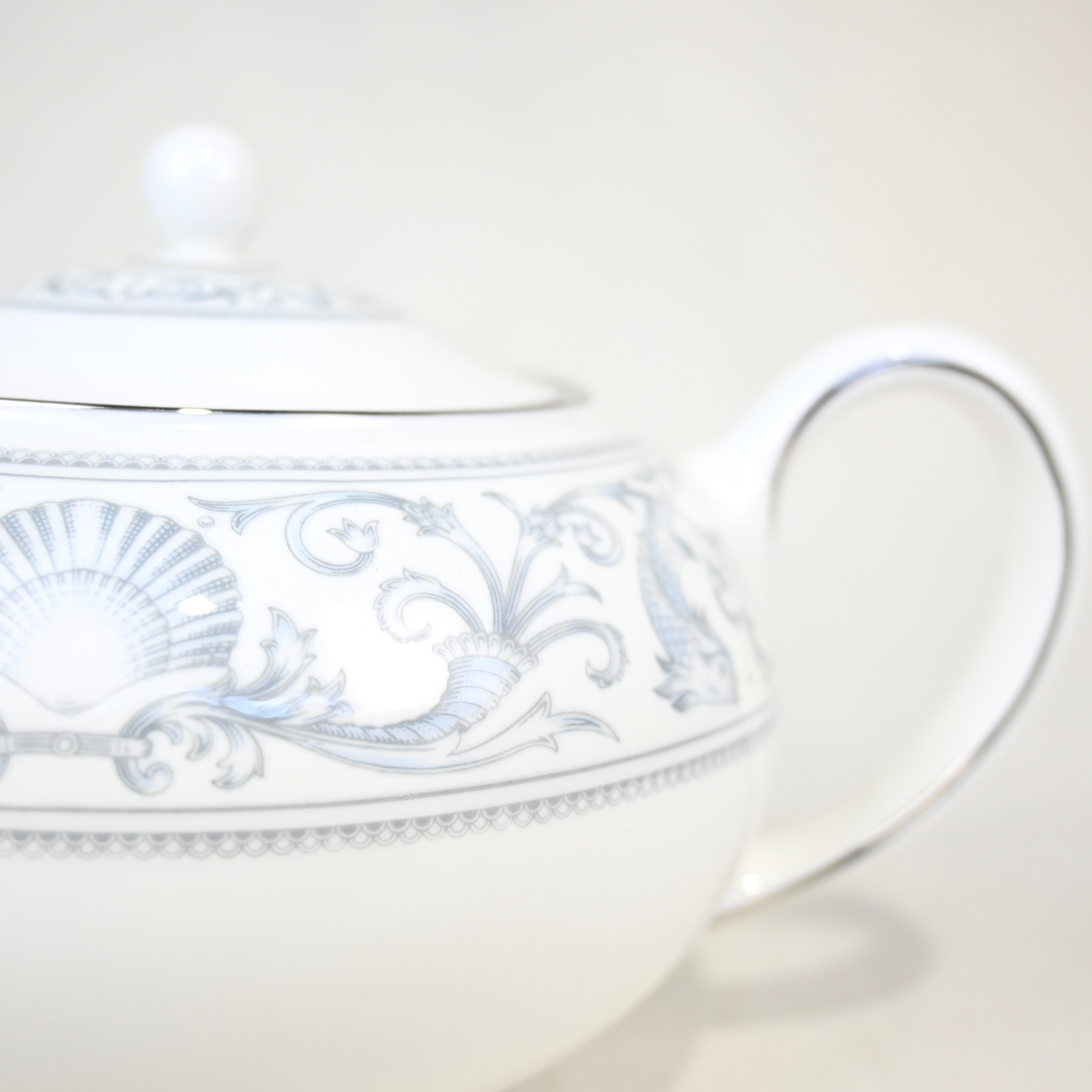 Wedgwood Dolphins White R4652 TeaPot / ウエッジウッド ドルフィン