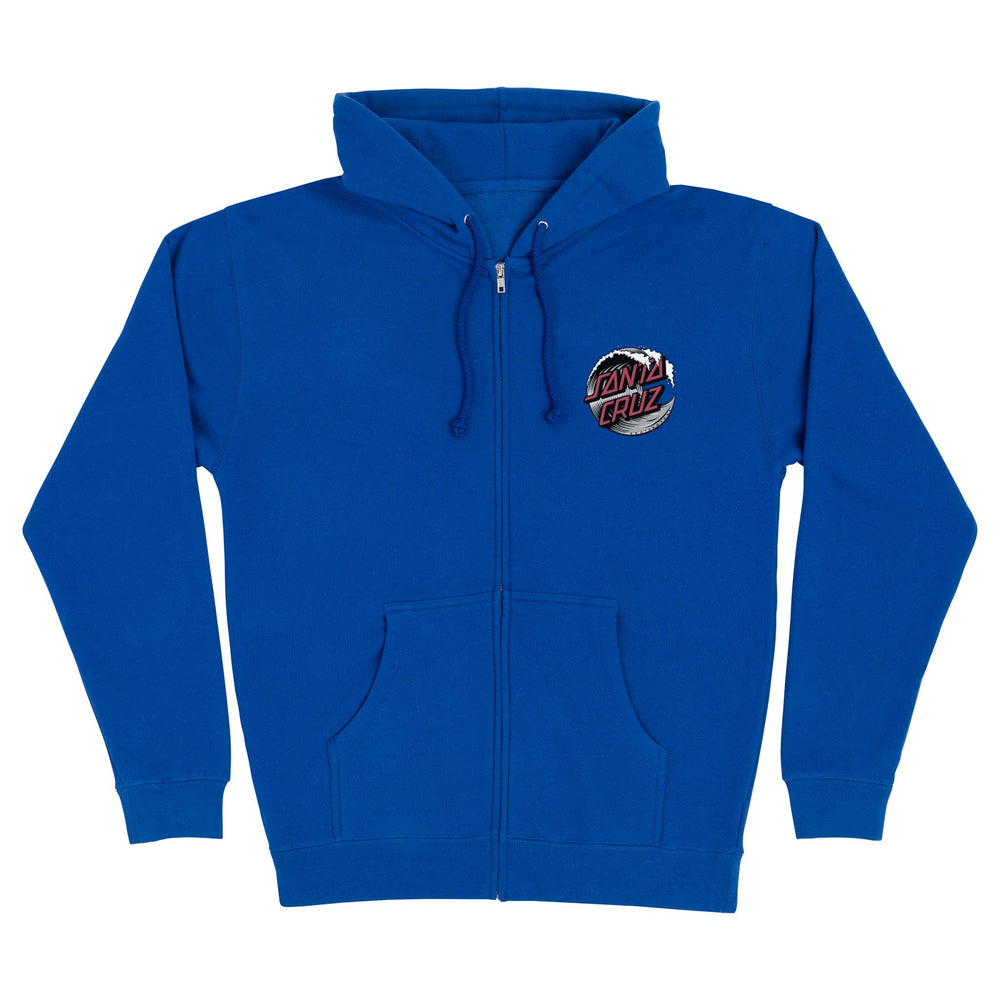Wave Dot Mens Zip Hoodie | Santa Cruz | Skate Apparel