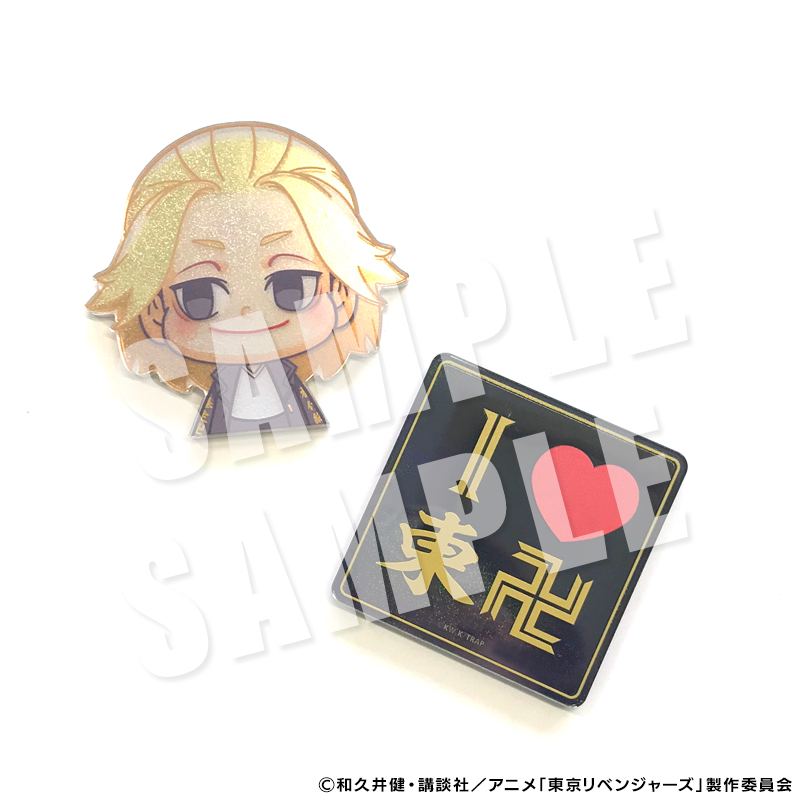 東リベ」アクリルハンドミラー発売！マイキーのフェイス型＆東卍箱推し