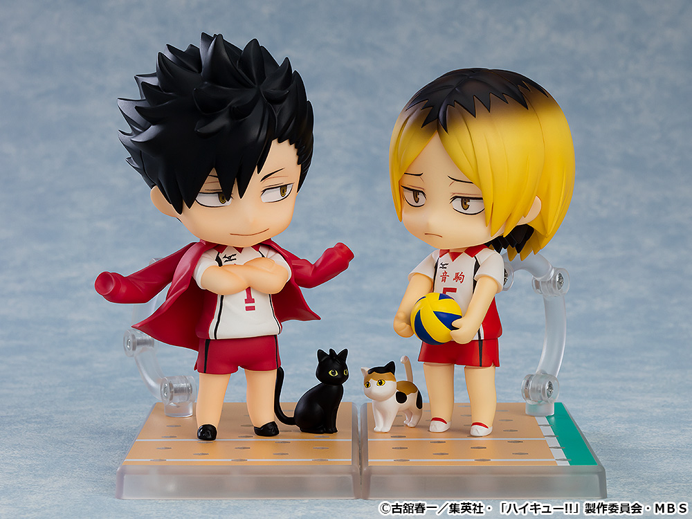 ハイキュー」研磨&黒尾のセカンドユニフォーム姿のねんどろいど登場に