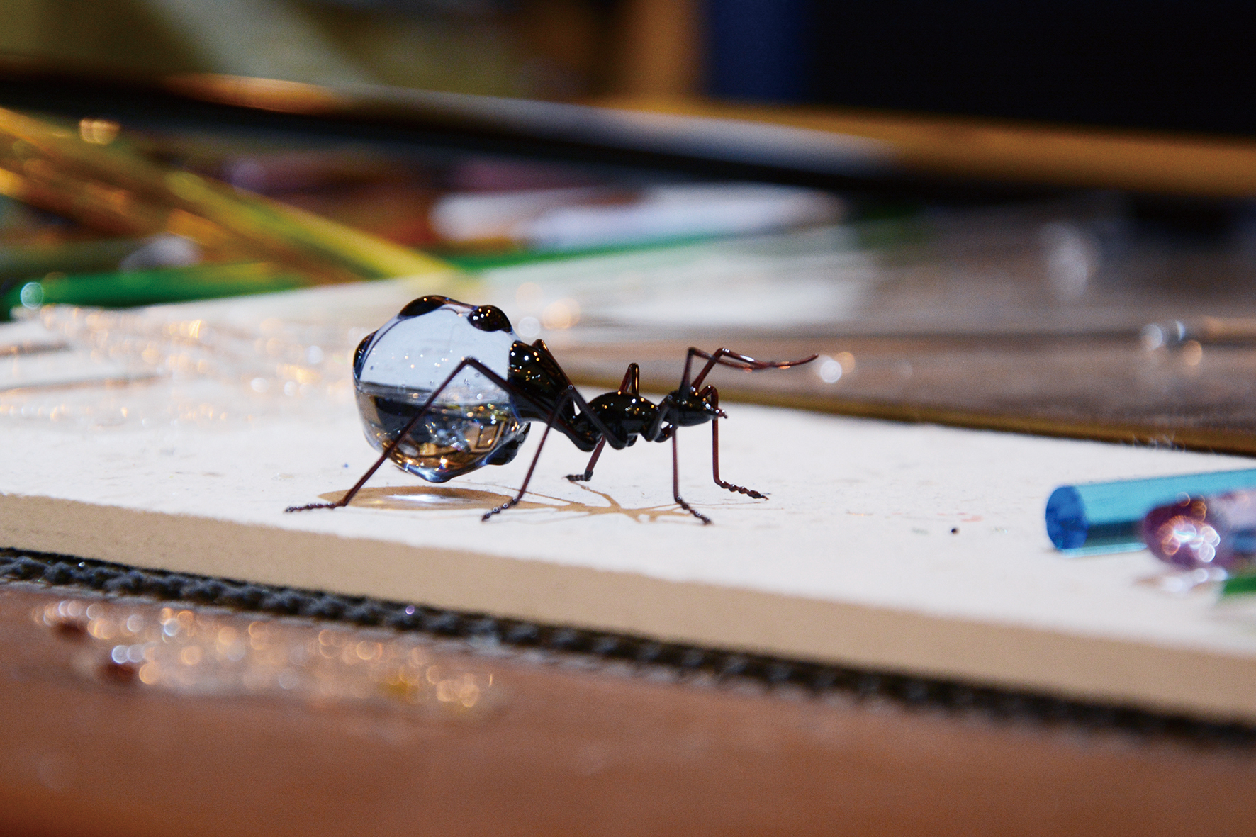 青梅】ガラスでつくる繊細な昆虫 青梅市大門 ガラス工房兼雑貨屋