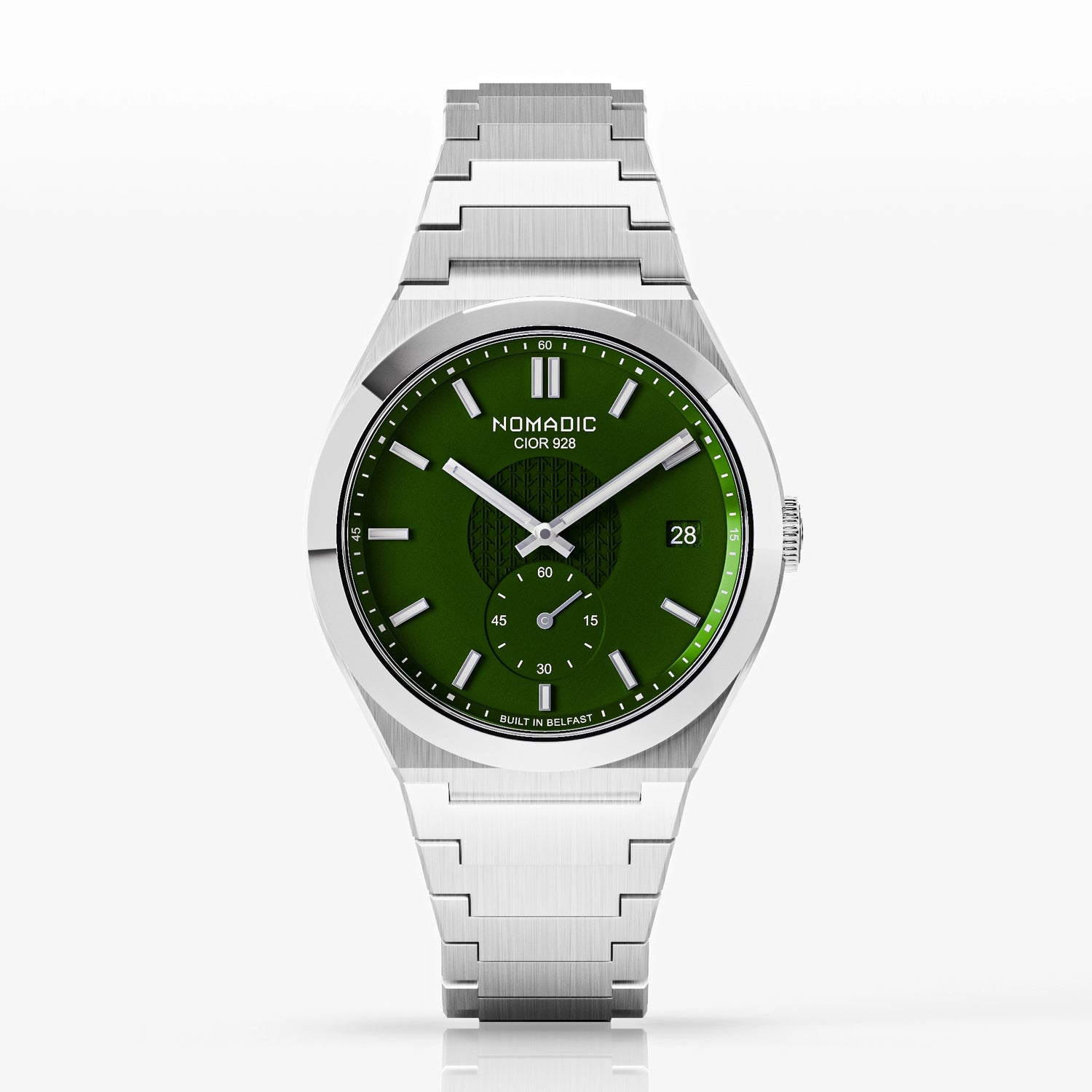 Cíor 928 - Luxury Sports Watch (36mm) - Emerald Abyss – Nomadic