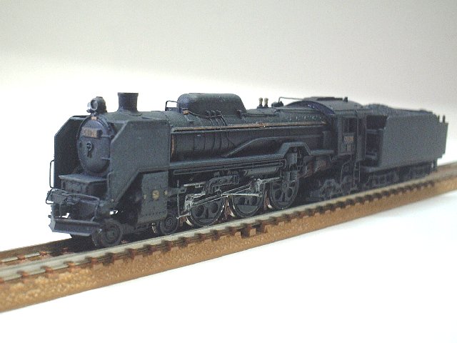 鉄道模型工房 / 車輌工作 / C57+C62+D51=C61形蒸気機関車を作る