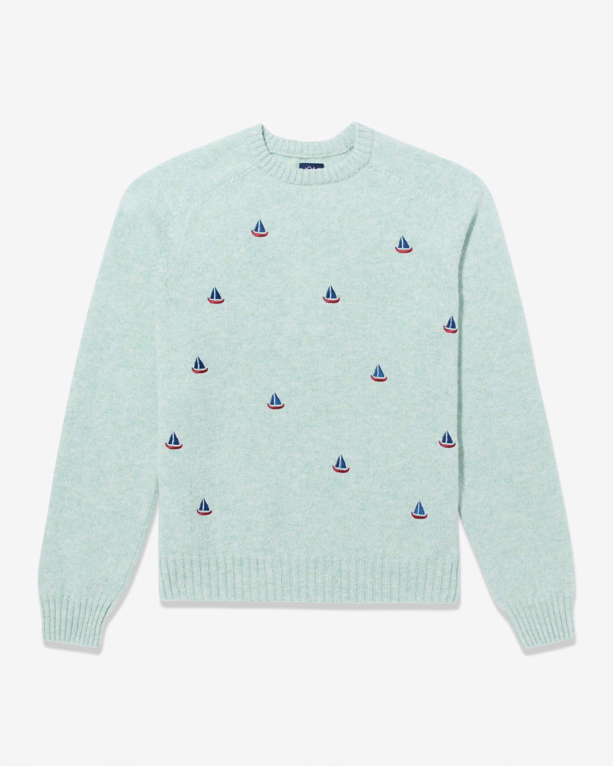 Embroidered Shetland Sweater - Noah