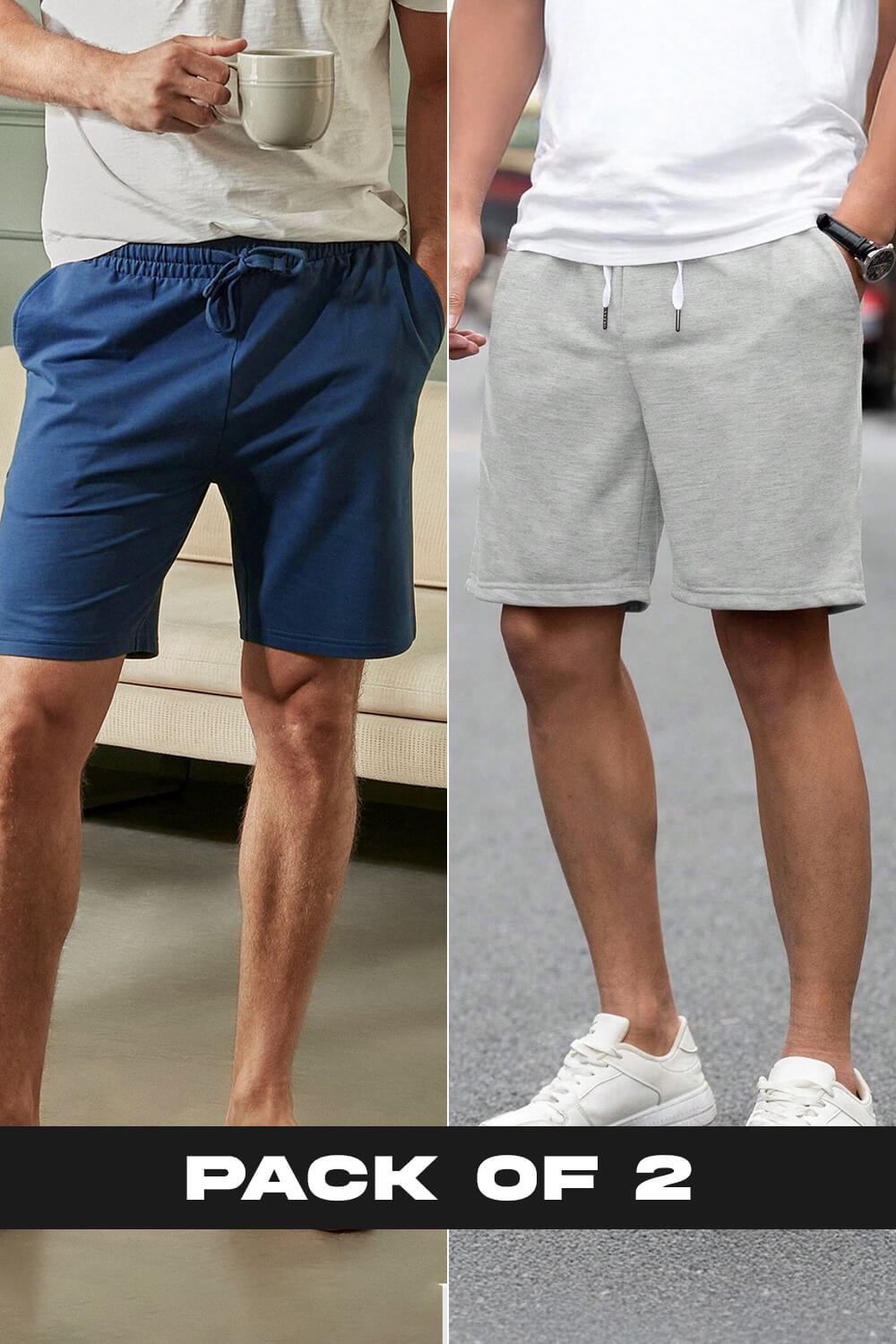 2-Pack Zip Pocket Shorts – Nobero