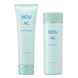 乾燥や刺激に敏感なにきび肌ケアシリーズ 定期 洗顔＆化粧水セット｜NOV