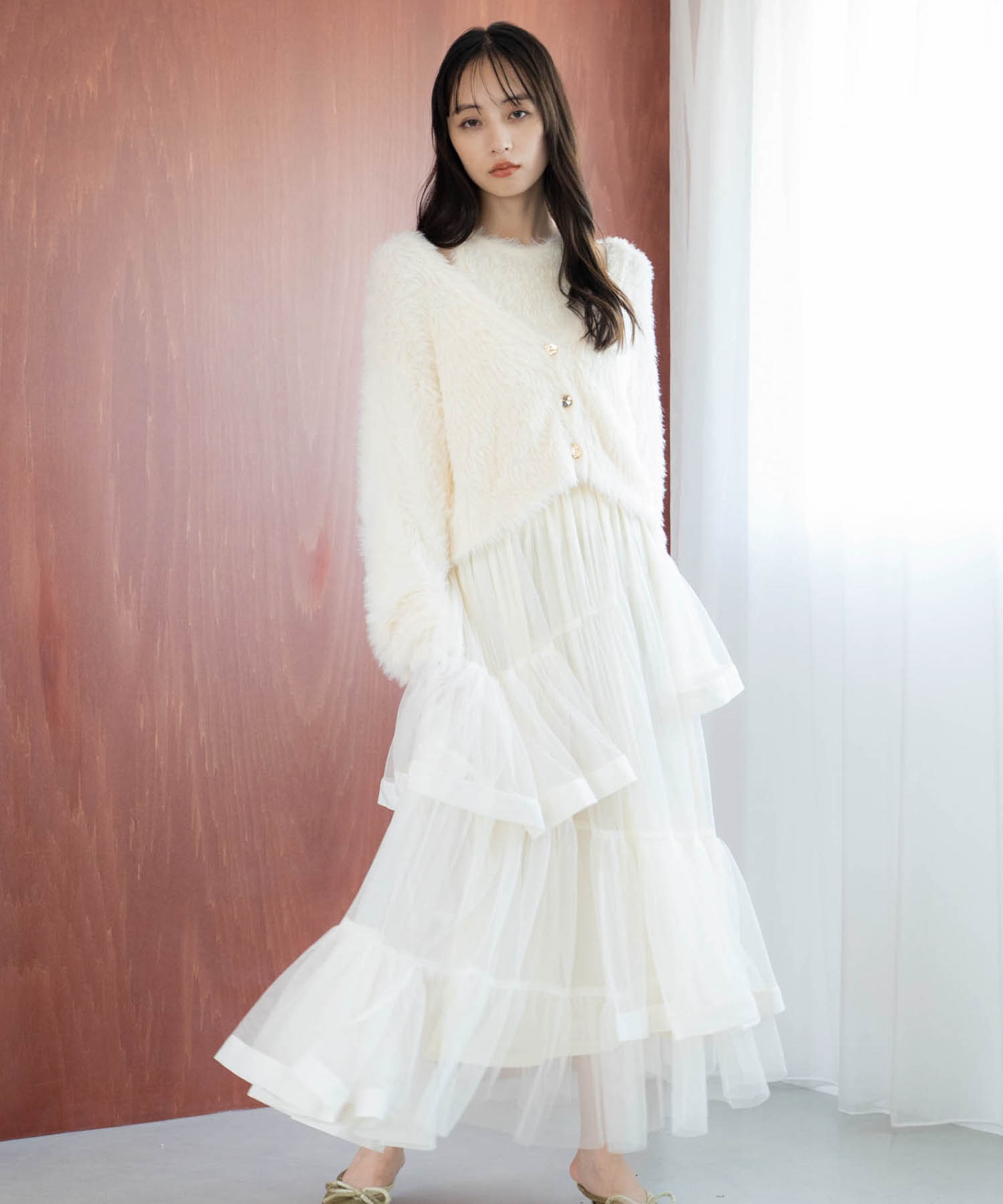 チュールフリルスカート | フレアスカート | NOELA OFFICIAL WEB STORE