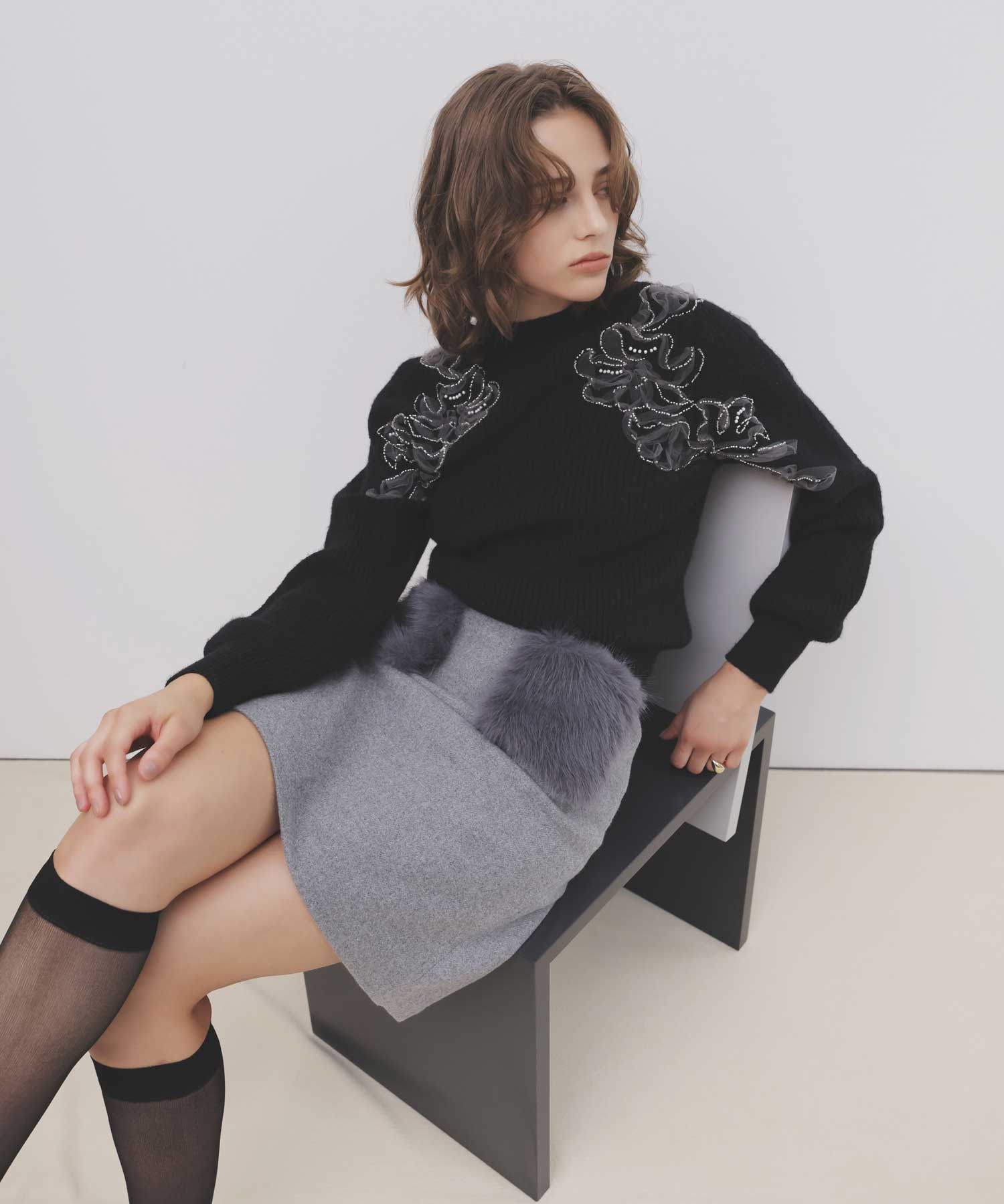 アソートポケットファーミニスカート | タイトスカート | NOELA