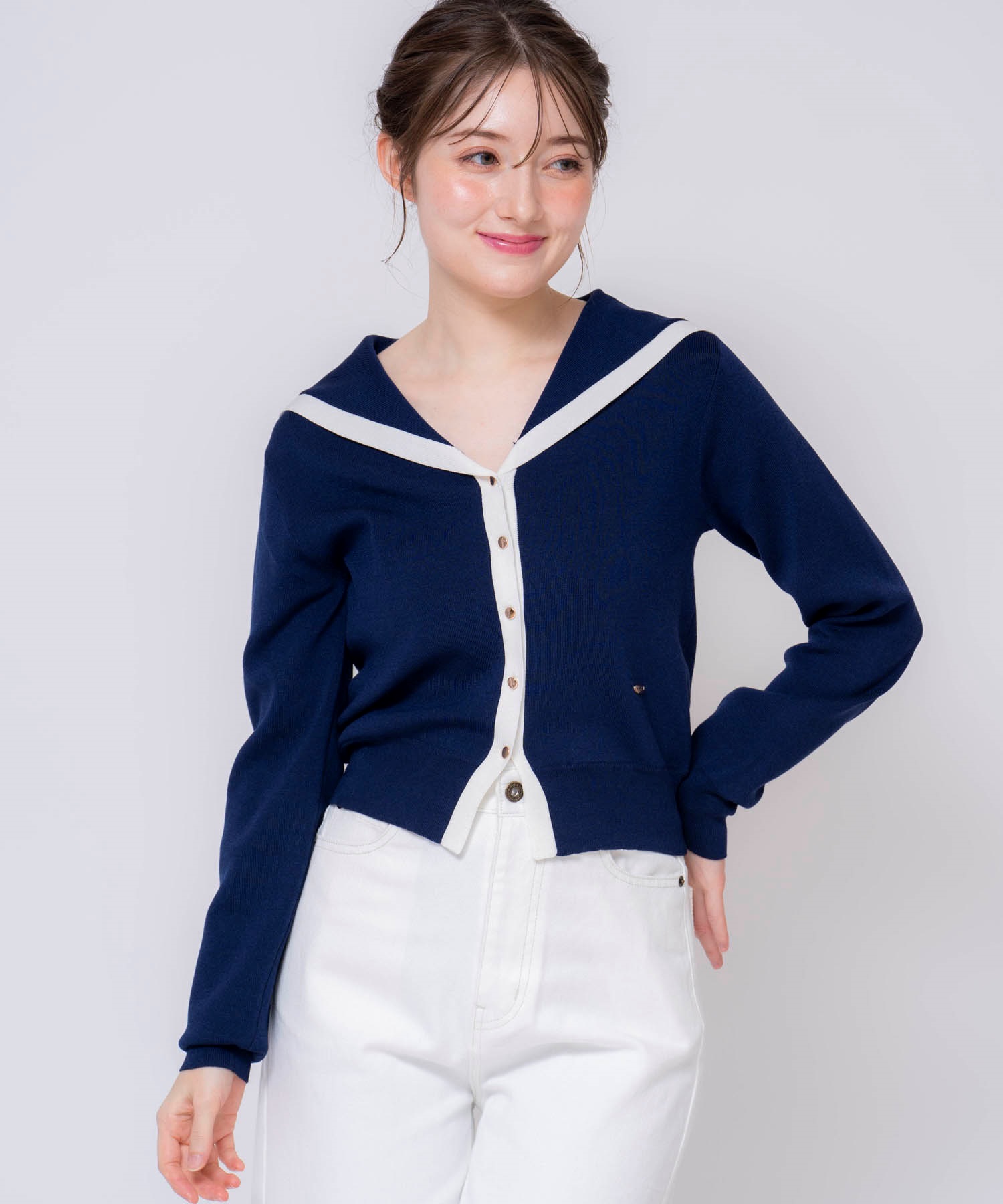 セーラーカラーマリンニット | ニット | NOELA OFFICIAL WEB STORE