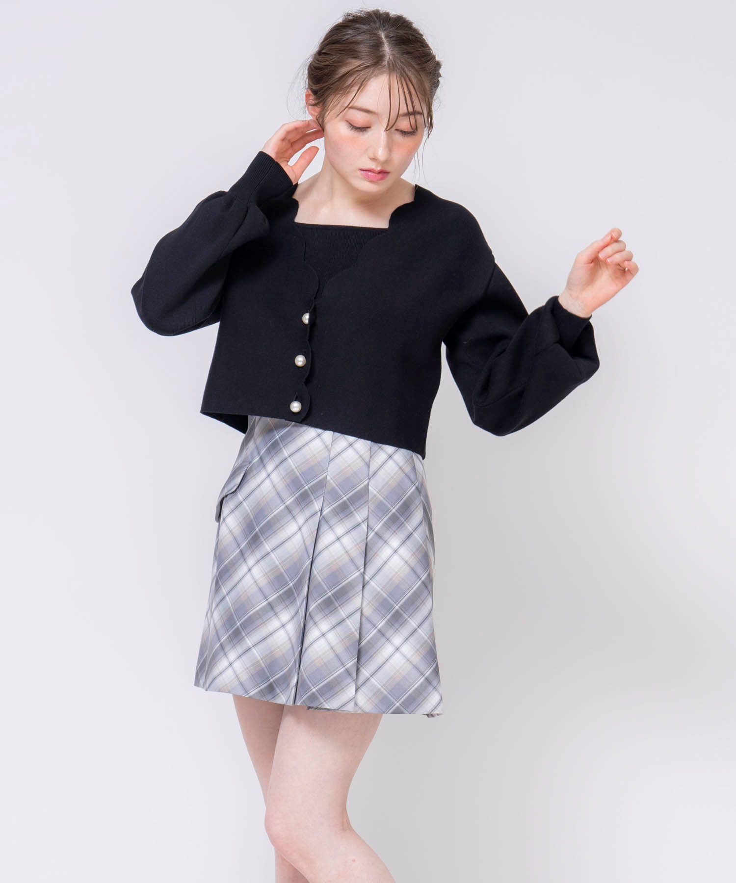 チェックミニスカート | フレアスカート | NOELA OFFICIAL WEB STORE