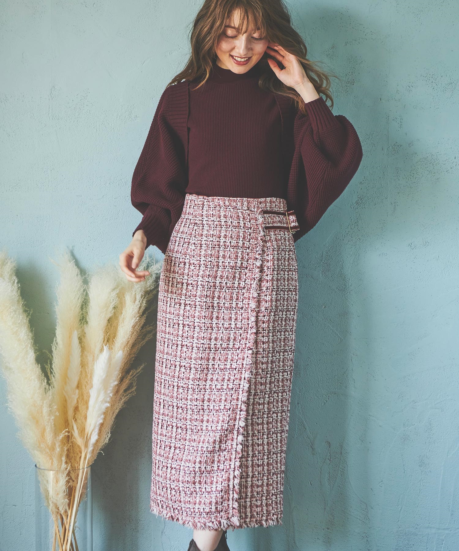 ツイードタイトスカート | タイトスカート | NOELA OFFICIAL WEB STORE