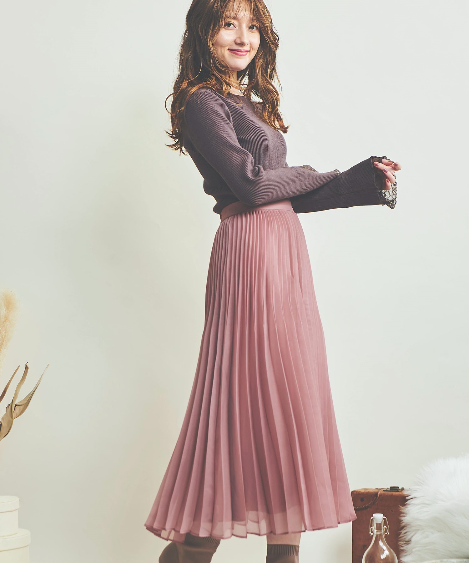 エアリープリーツスカート | フレアスカート | NOELA OFFICIAL WEB STORE