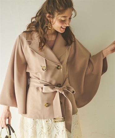 マントショートコート | コート | NOELA OFFICIAL WEB STORE