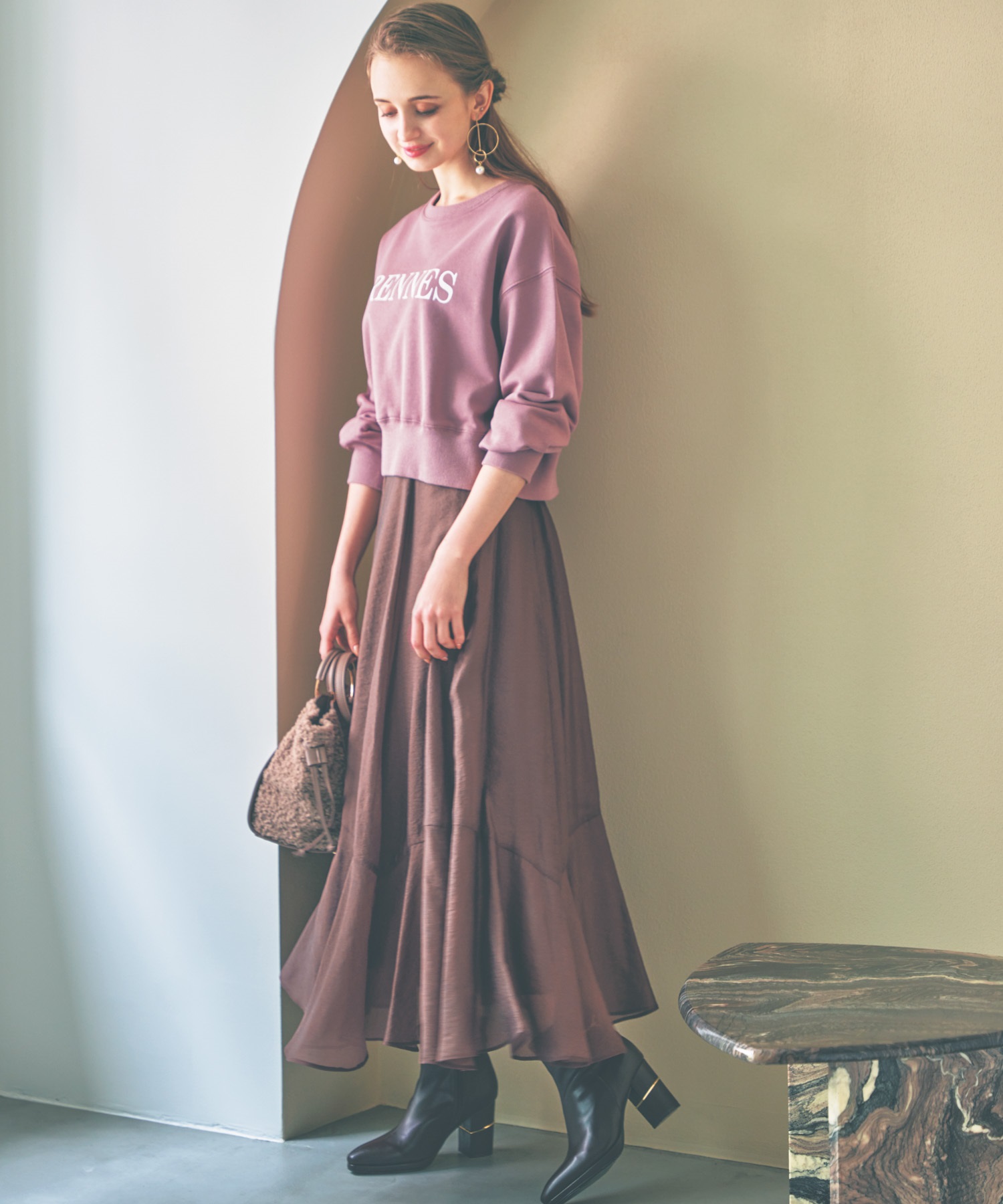 グロッシーフレアスカート | フレアスカート | NOELA OFFICIAL WEB STORE