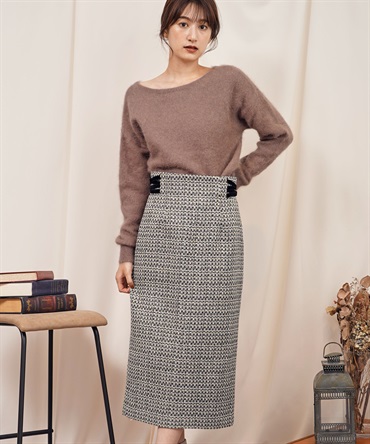 チェックツイードタイトスカート | タイトスカート | NOELA OFFICIAL