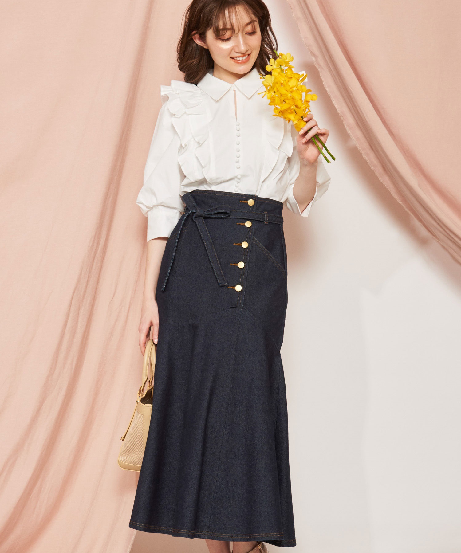 フレア切替ハイウストスカート | フレアスカート | NOELA OFFICIAL WEB