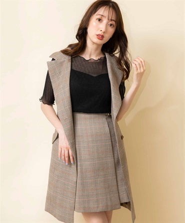 ビット付チェックパターンスカート | フレアスカート | NOELA OFFICIAL