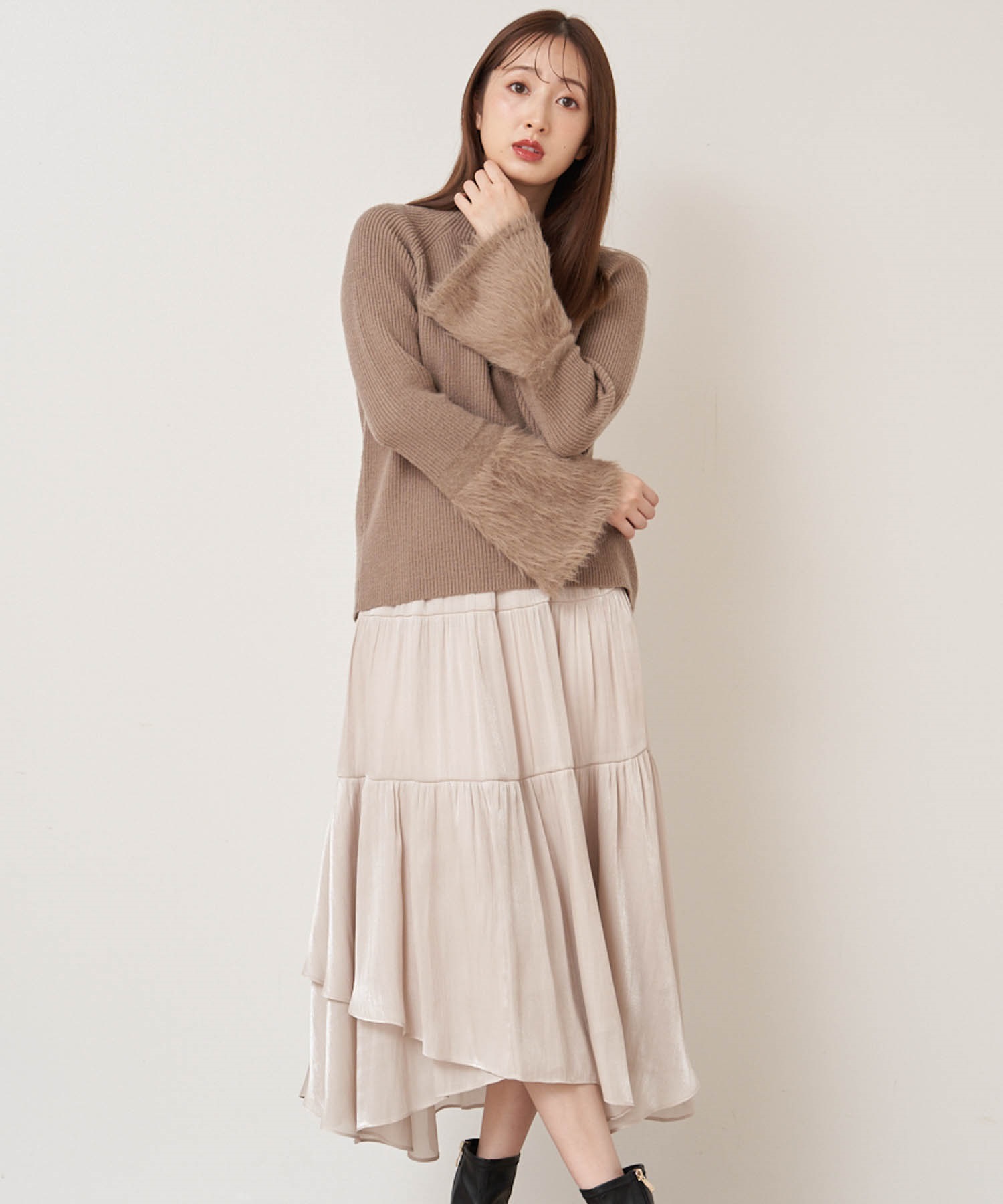 ティアードランダムヘムスカート | フレアスカート | NOELA OFFICIAL