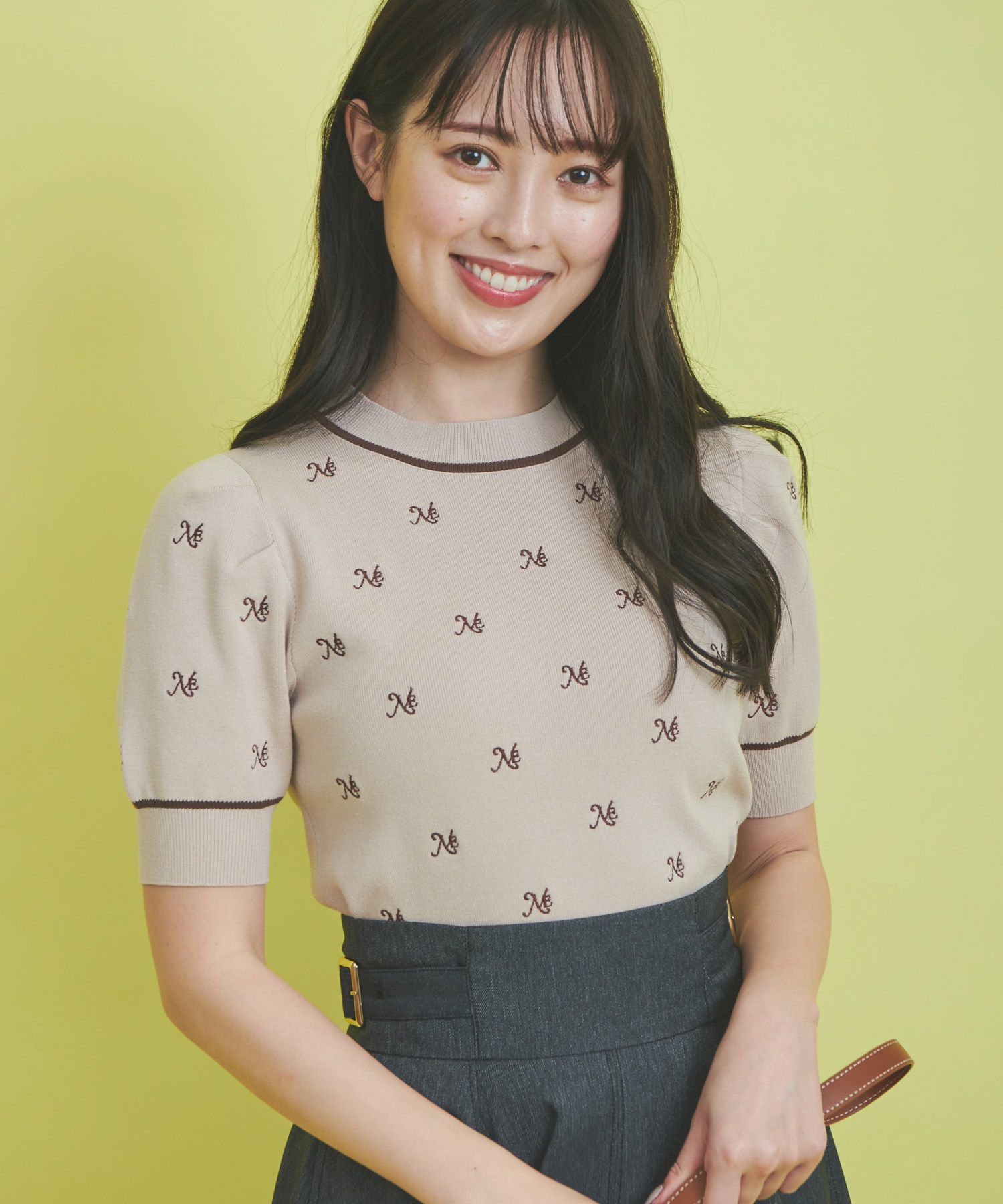 ロゴ刺繍ニット | ニット | NOELA OFFICIAL WEB STORE