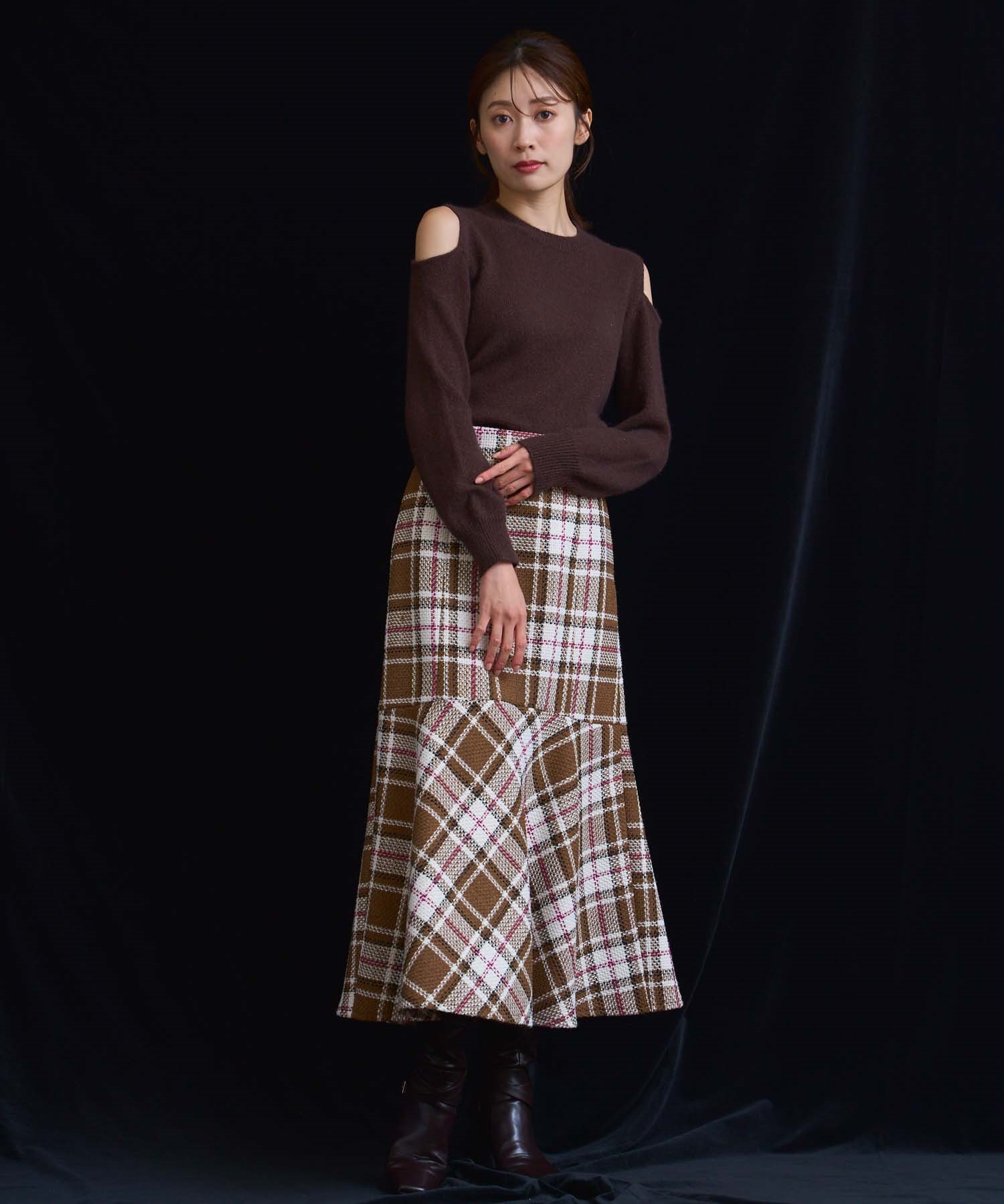 チェックマーメイドスカート | タイトスカート | NOELA OFFICIAL WEB STORE