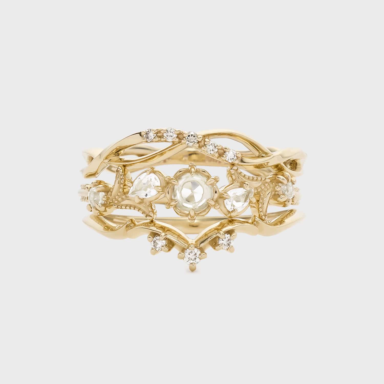 Pocket Ring】K10クォーツピンキーリング｜Pocket Ring（ピンキー