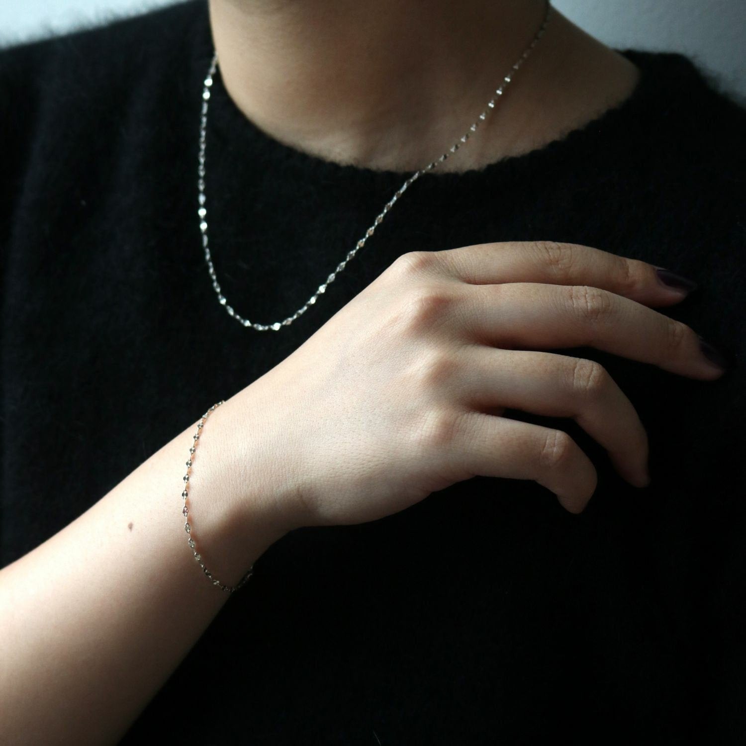 WEB限定】シルバーネックレス／ブレスレットセット｜ブレスレット