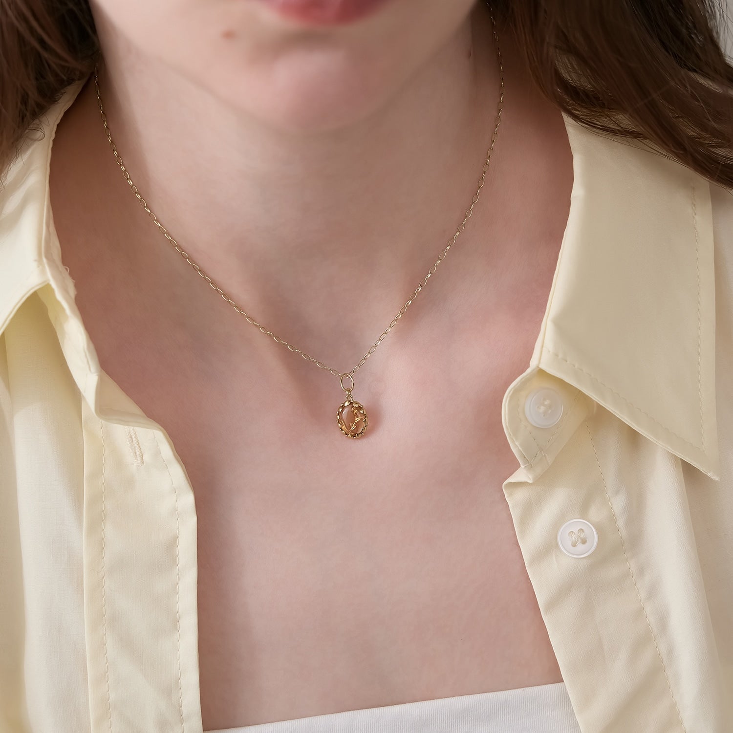 25th Limited】ゴールドシトリンチャーム｜ネックレスチャーム