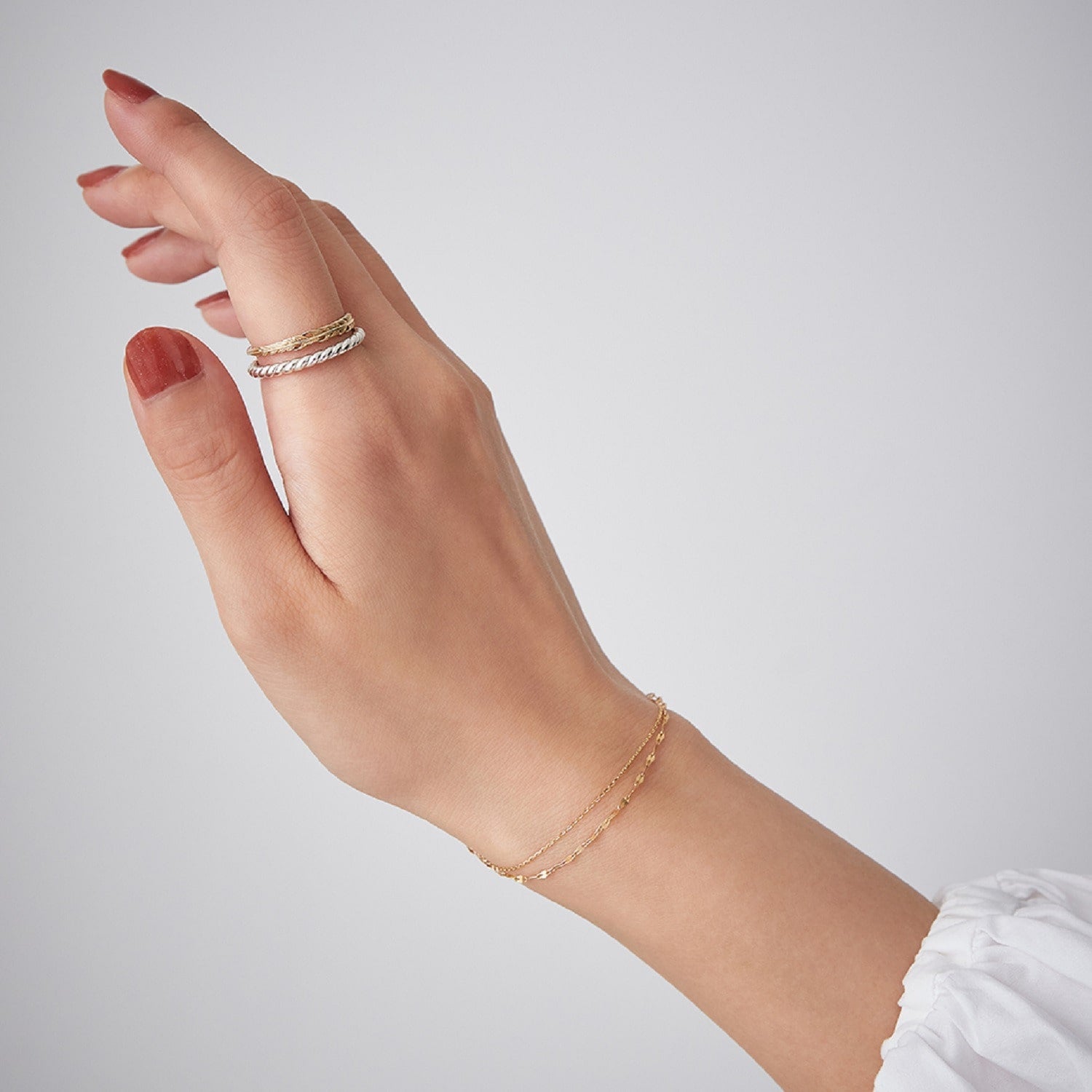 ノジェス NOJESS ブレスレットK18×ダイヤモンド