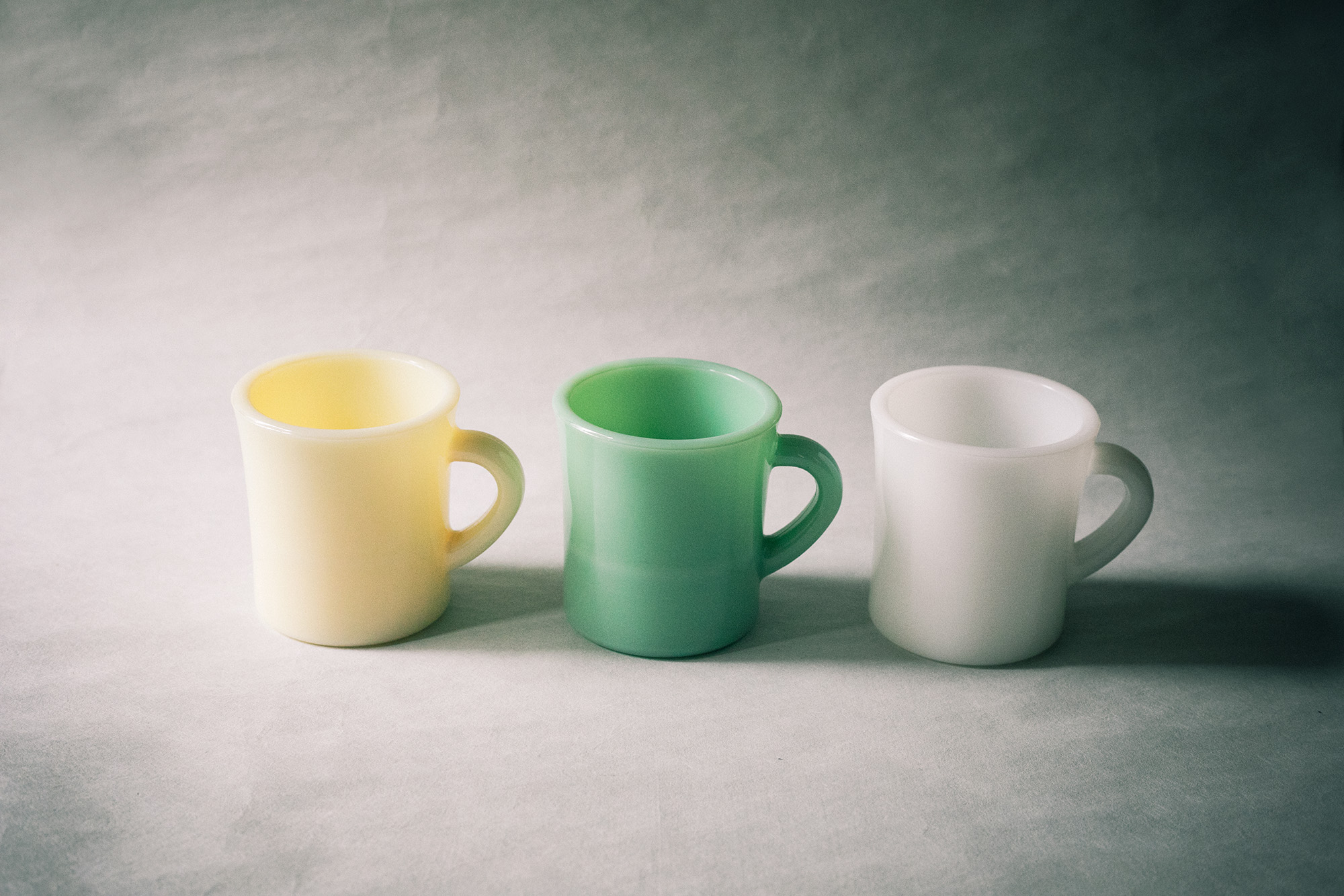 ネルデザインワークス ミルクグラス オールドミルクガラス マグカップ