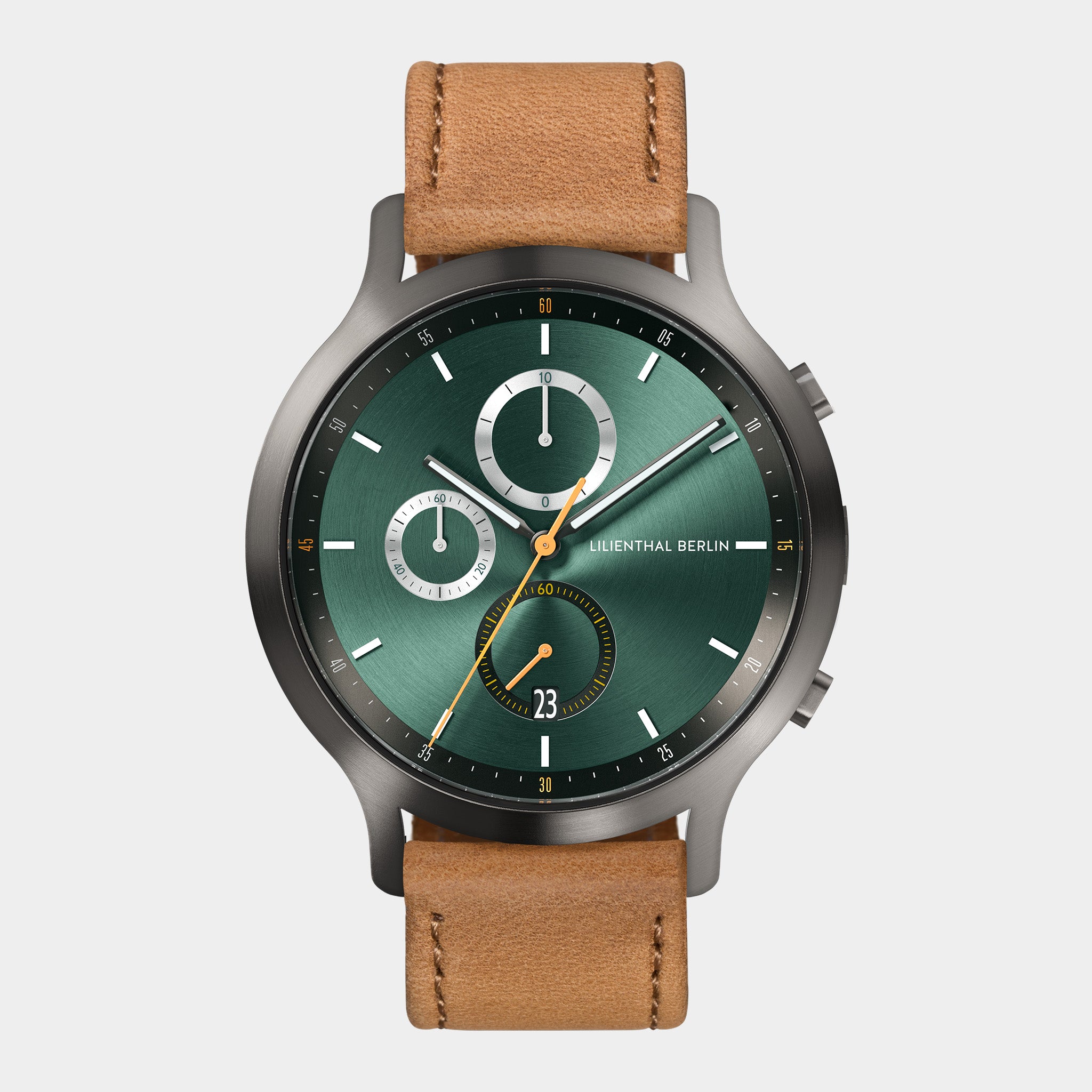 Chronograph Getaway Green Stainless steel Anthracite Brushed