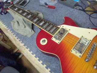 Epihone LesPaul Standard ネック折れリペア |ギターリペアショップN's