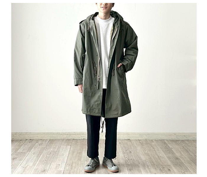 HOUSTON (ヒューストン ) M-51 PARKA ライナー付き モッズコート