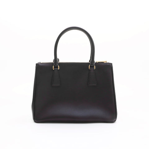 プラダ PRADA ガレリア サフィアーノ 2way ハンドバッグ ブラック