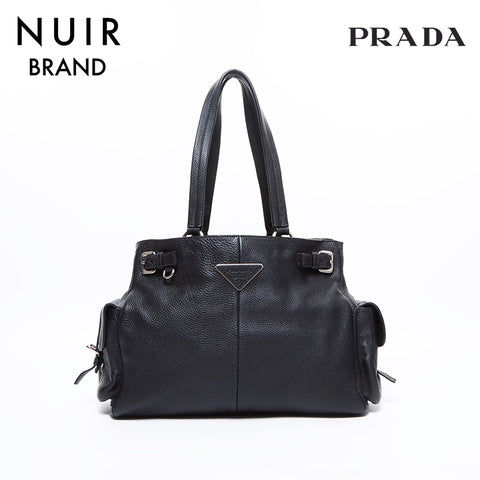 プラダ PRADA シルバー金具 サイドポケット ダイノ ショルダーバッグ