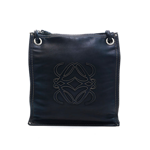 ロエベ LOEWE アナグラムロゴ サコッシュ ショルダーバッグ ブラック