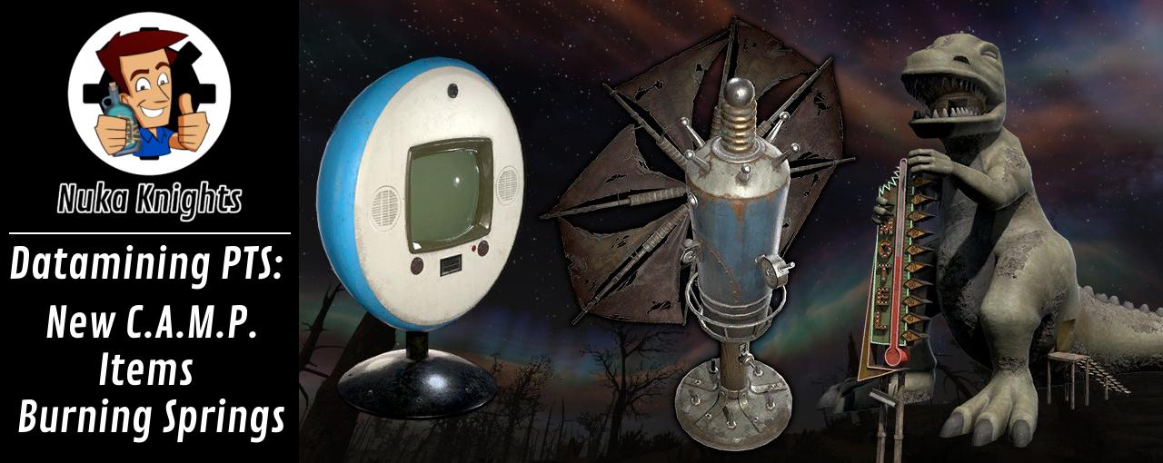 Datamining: New C.A.M.P. Items (Burning Springs PTS 6th Oct 2025