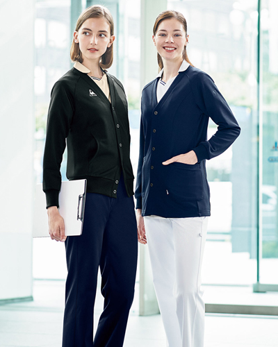 UZL6061 ルコックスポルティフ ロング丈カーディガン レディス