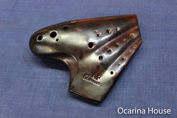 オオサワ.トリプルオカリナAC .ライトウエイト.漆仕上げセミハード