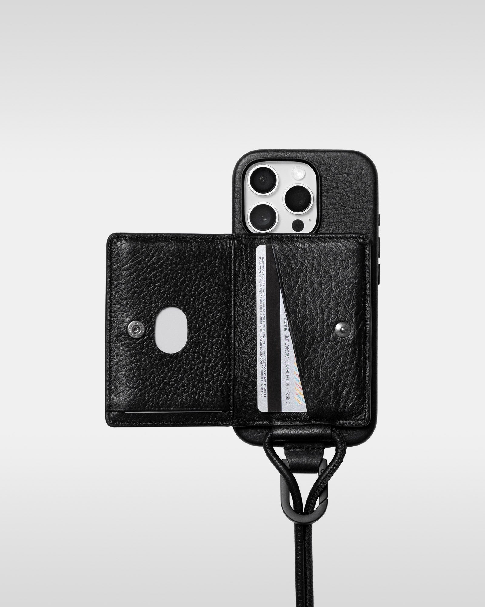 カードケース - レザー スマホショルダー / ウェアラブル iPhoneケース