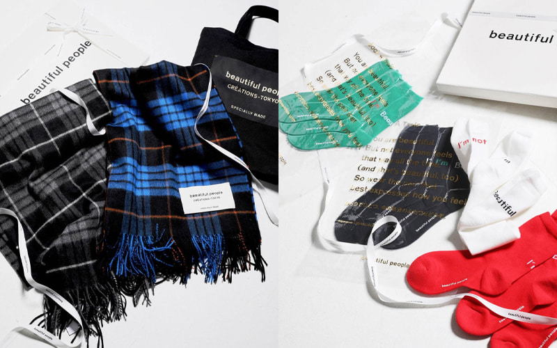 毎年完売！【ビューティフルピープル×ジョンストンズ】上質カシミア100