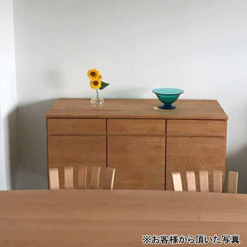 日本製】【大川家具】118幅サイドボード「モニカ」は、北欧インテリア