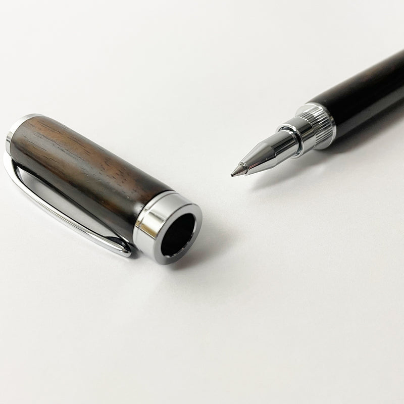 黒柿】 ボールペン 【グラデュエイト】（キャップ式水性ローラー