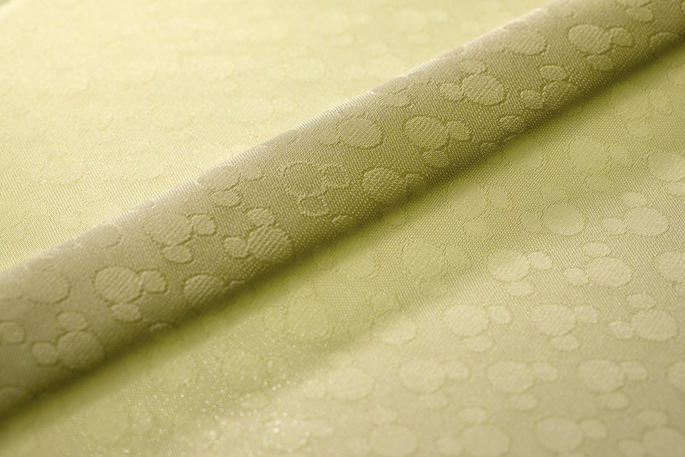 丹後ちりめん紋意匠色無地 [鶸色] – おか善 オンラインストア