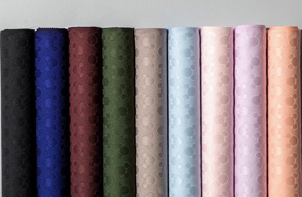 丹後ちりめん紋意匠色無地 [鶸色] – おか善 オンラインストア